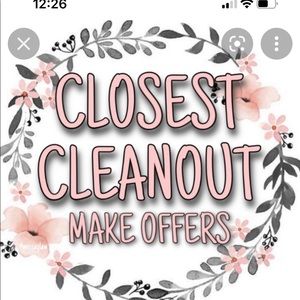 Closet Cleanout!